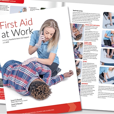 Training pack Level 6 First Aid at Work – 3 day course